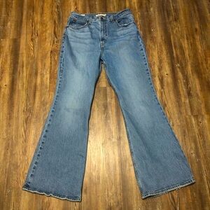 Levi's Jeans Women's 30 Premium Denim 70s High Flare Big E Classic Western